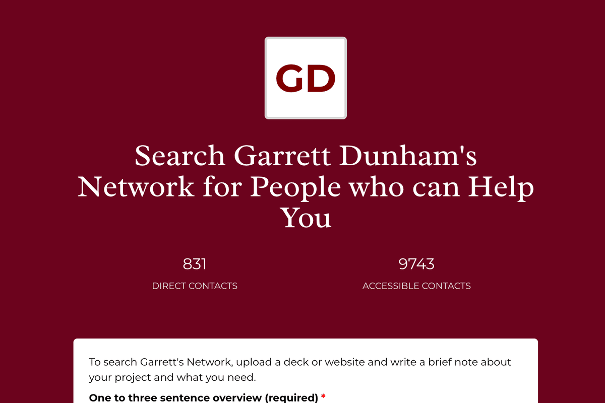 Ask a Connector interface showing search results and connection options
